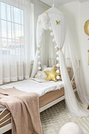 Pamuka Tül Cibinlik Deluxe White