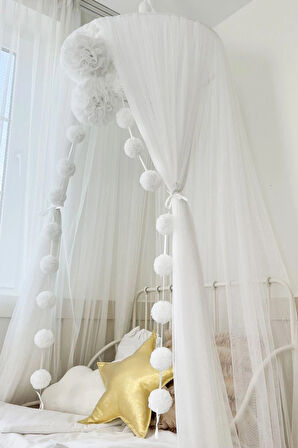 Pamuka Tül Cibinlik Plus White