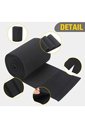 Waist Trainer Tummy Wrap Inceltici Zayıflatıcı Bele Dolamalı Kum Saati Görünümü 4m Sarmal Bel Korses