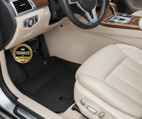 Mercedes A Serisi W176 2013-2014-2015-2016-2017-2018 3D Havuzlu Kesilebilir Oto Paspas Seti TUNA 5 Parça Siyah Su Geçirmez Esnek,Yumuşak Araba Paspası