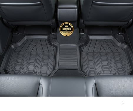 Toyota Hilux 2004-2005-2006-2007-2008-2009-2010-2011-2012-2013-2014-2015 3D Havuzlu Kesilebilir Oto Paspas Seti TUNA 5 Parça Siyah Su Geçirmez Esnek,Yumuşak Araba Paspası