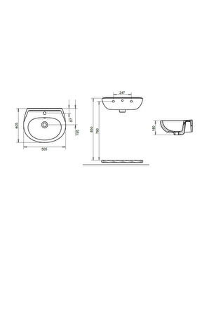 40x50 Lavabo