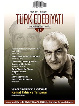 Türk Edebiyatı 604.Sayı Şubat 2024