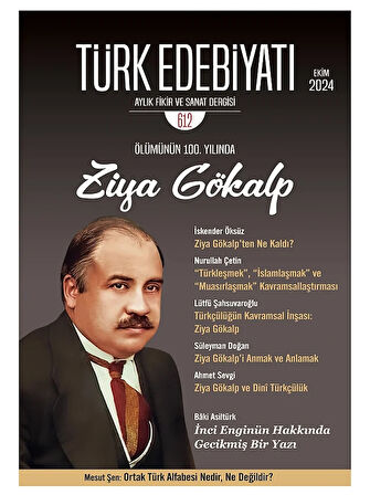 Türk Edebiyatı Dergi 612.Sayı Ekim 2024