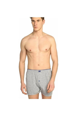 Penye Gri Boxer 2 Adet