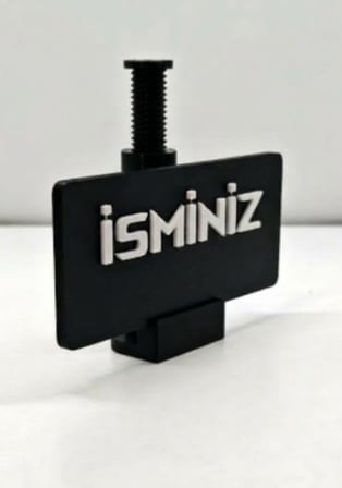 Kişiye Özel İsimli Ekran Kartı Destek Aparatı - 3D Baskı Ayarlanabilir GPU Holder