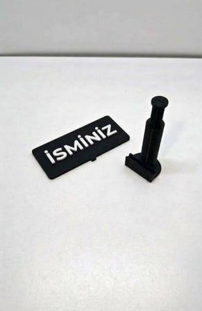 Kişiye Özel İsimli Ekran Kartı Destek Aparatı - 3D Baskı Ayarlanabilir GPU Holder
