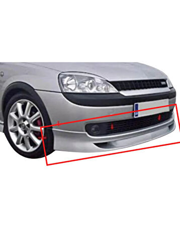  OPEL CORSA C MAKYAJSIZ KASA ÖN TAMPON EKİ (( BOYASIZ ))