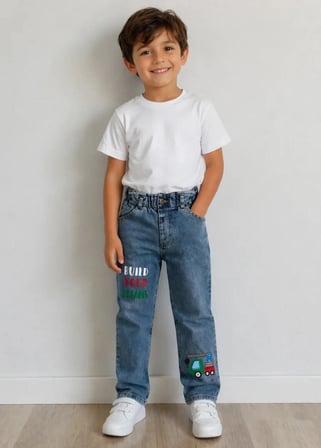 Çocuk Regular Baskılı Pantolon