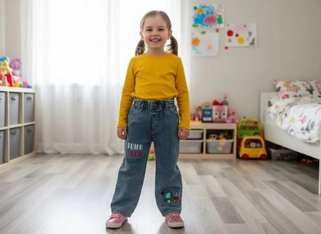 Çocuk Regular Baskılı Pantolon