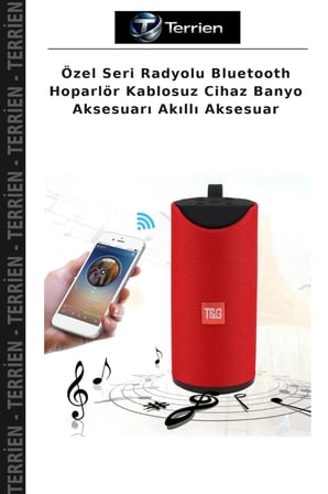 Özel Seri Radyolu Bluetooth Hoparlör Kablosuz Cihaz Banyo Aksesuarı Akıllı Aksesuar