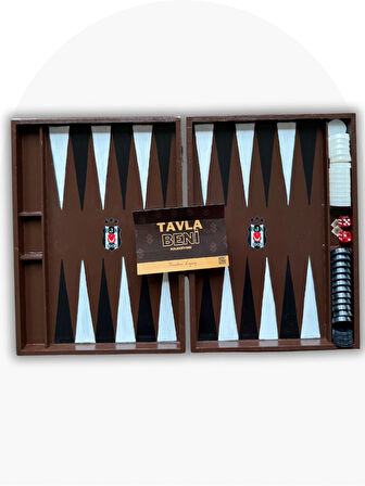 Beşiktaş Karakartal Model Ahşap Tasarım Tavla