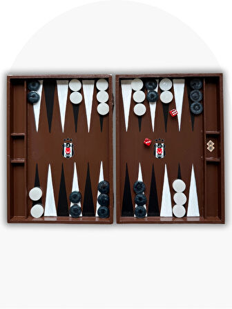 Beşiktaş Karakartal Model Ahşap Tasarım Tavla