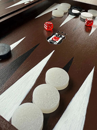 Beşiktaş Karakartal Model Ahşap Tasarım Tavla