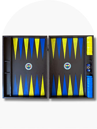 Fenerbahçe Kanarya Model Ahşap Tasarım Tavla