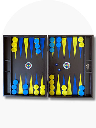 Fenerbahçe Kanarya Model Ahşap Tasarım Tavla