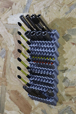 3D Printer Sepeti 140 Adetli Hex Bits Uç Organizeri