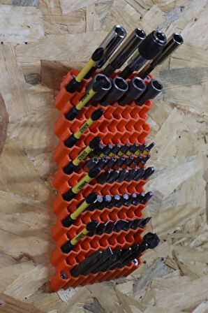 3D Printer Sepeti 140 Adetli  Hex Bits Uç Organizeri