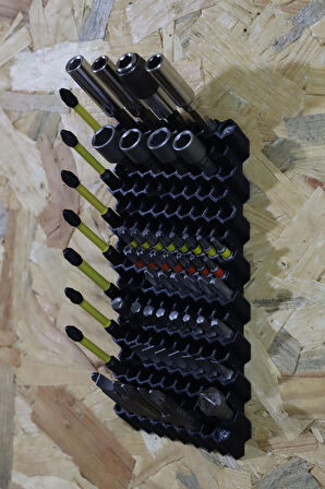  3D Printer Sepeti 140 Adetli Hex Bits Uç Organizeri