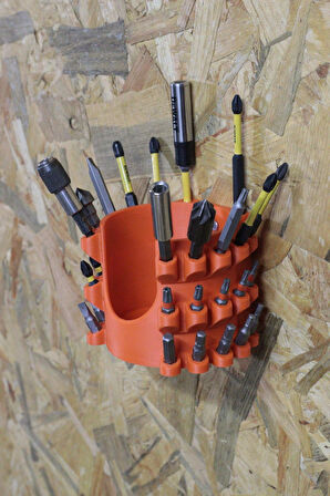 3D Printer Sepeti 32'li Hex Bits Tutucu ve Matkap Askısı