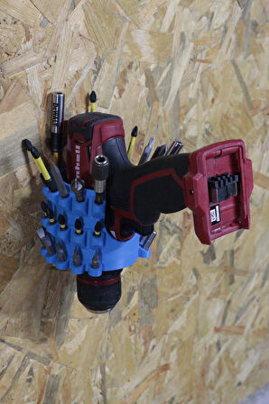 3D Printer Sepeti 32'li Hex Bits Tutucu ve Matkap Askısı