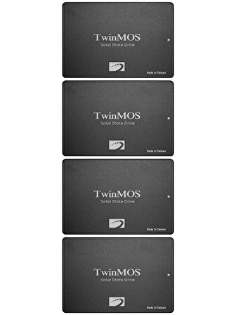 (4 Adet) Twinmos TM256GH2UGL 2.5" 256 GB 580/550 MB/S TLC 3D NAND SATA 3 SSD
