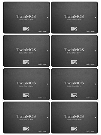 (8 Adet) Twinmos TM256GH2UGL 2.5" 256 GB 580/550 MB/S TLC 3D NAND SATA 3 SSD