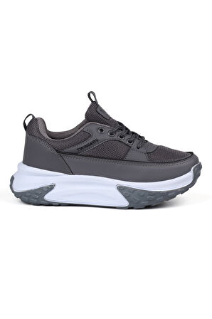 Kadın Kalın Tabanlı Füme Sneaker Spor Ayakkabı – Rahat, Şık ve Günlük Kullanıma Uygun