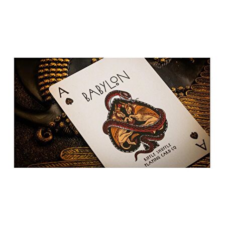 TWPCC Babylon Ruby Red Oyun Kağıdı Koleksiyonluk iskambil Kartları