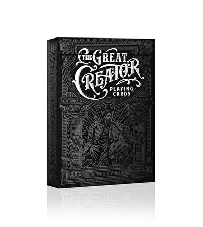 TWPCC The Great Creator Silver Premium Oyun Kağıdı Limited Edition Koleksiyonluk iskambil Kartları