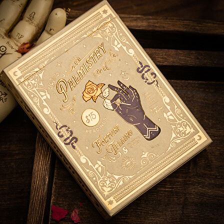 TWPCC Palmistry Golden Ivory Premium Oyun Kağıdı Limited Edition Koleksiyonluk iskambil Kartları