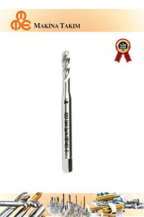 MTE M6x1 Normal Vidalı HELİS Kanallı Makina Kılavuzu HSS - E DIN 371/C