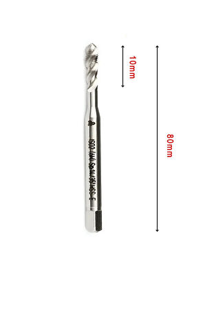 MTE M6x1 Normal Vidalı HELİS Kanallı Makina Kılavuzu HSS - E DIN 371/C