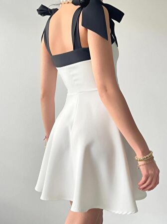 Rosalie Kalın Askılı Mini Elbise