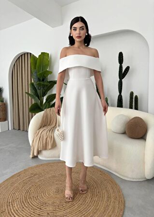 Silvain Madonna Midi Boy Elbise