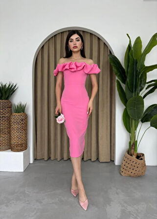 Parla Midi Atlas Elbise