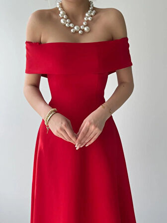 Silvain Madonna Midi Boy Elbise