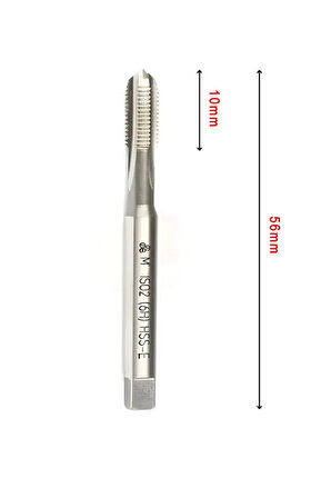 MTE M3x0,5 Normal Vidalı Düz Kanallı Makina Kılavuzu HSS - E DIN 371/C