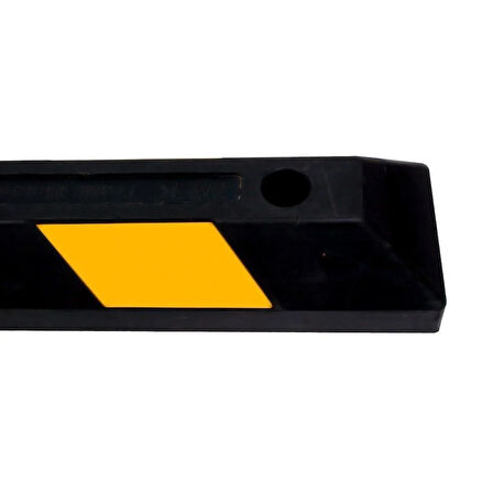 Kauçuk Araç Stoperi – 183x15x10 cm | 10'lu Dayanıklı Otopark Seti