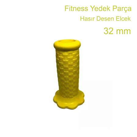 Hasır Desen Elcek – Dış Mekan Fitness Ekipmanı İçin Ergonomik Tutamak (Ø32 mm)