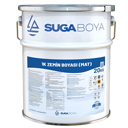 SUGA  1K POLİÜRETAN ZEMİN BOYASI 20 KG