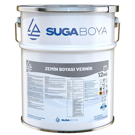 SUGA ZEMİN BOYASI VERNİK ŞEFFAF 12 KG