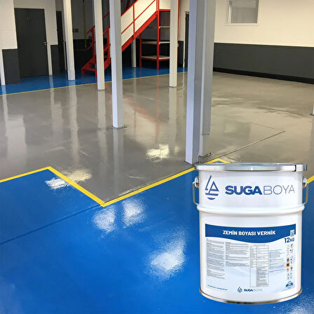 SUGA ZEMİN BOYASI VERNİK ŞEFFAF 12 KG