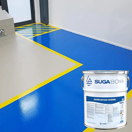 SUGA ZEMİN BOYASI VERNİK ŞEFFAF 12 KG