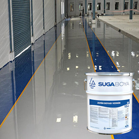 SUGA ZEMİN BOYASI VERNİK ŞEFFAF 12 KG