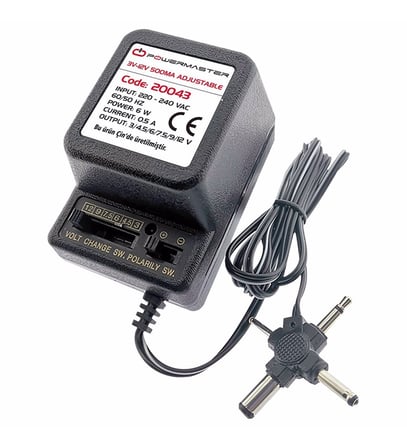 ADAPTOR AYARLI3/4,5/5/6/7,5/9/12VDC 1000MA