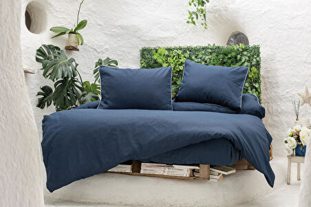 Denim Tek Kişilik Luxart Root Biyeli Nevresim Takımı