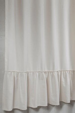 Naturel Bohem French Stil Fırfırlı Perde