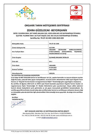 Beyorganik Organik Miks Anne 260 gr