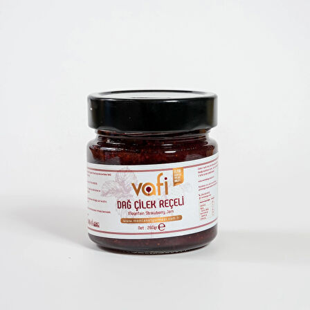 Vafi Şekersiz Dağ Çileği Reçeli 260 gr